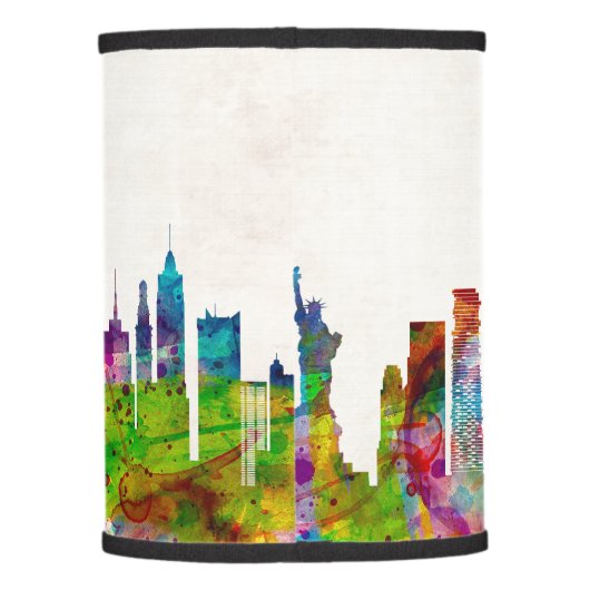 New York City Skyline Lamp Shade (Back)
