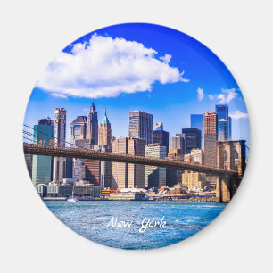 New York city skyline Magnet