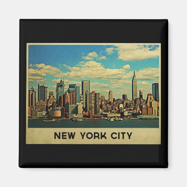 New York City Skyline Magnet (Front)