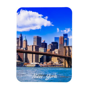 New York city skyline Magnet