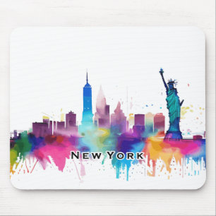 New York City Skyline Mouse Pad