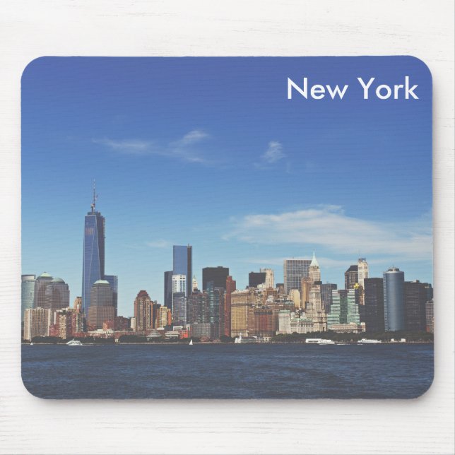 New York city skyline Mouse Pad (Front)