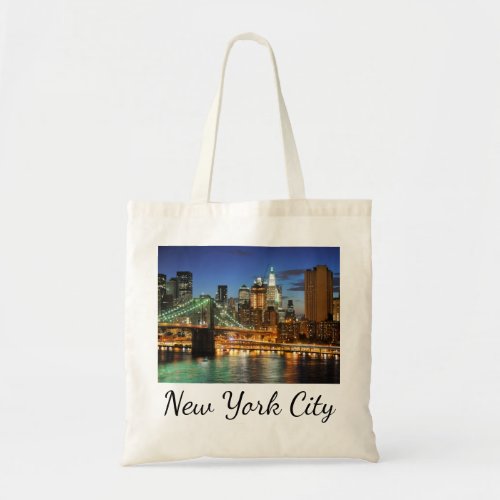 New York City Skyline New York USA Tote Bag