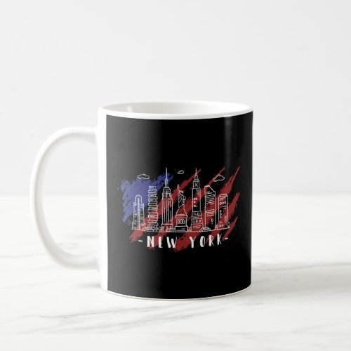 New York City Skyline New Yorkers New Yorker Ameri Coffee Mug