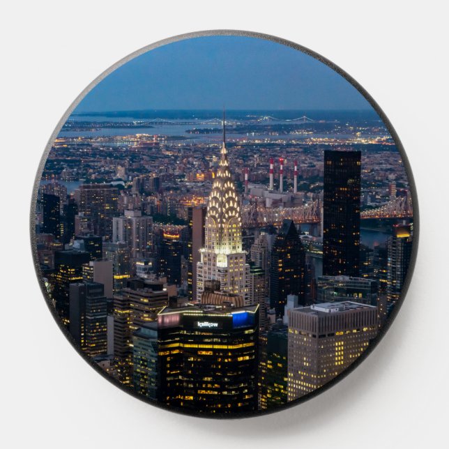 New York City Skyline Night Pop Socket (Popsocket)