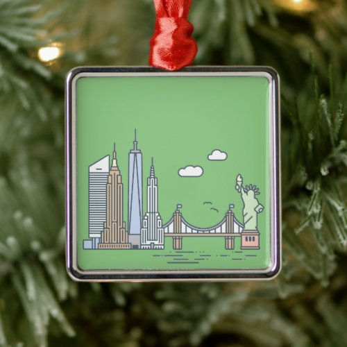 New York City Skyline _ Ornament 