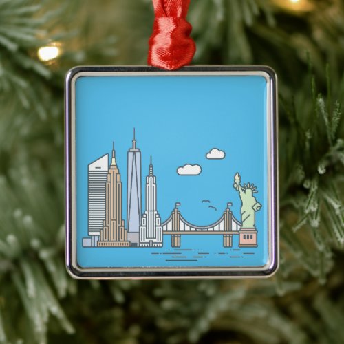 New York City Skyline _ Ornament 