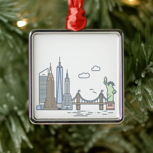 New York City Skyline _ Ornament 