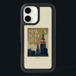 New York City Skyline iPhone 16 Case<br><div class="desc">Anderson Design Group is an award-winning illustration and design firm in Nashville,  Tennessee. Founder Joel Anderson directs a team of talented artists to create original poster art that looks like classic vintage advertising prints from the 1920s to the 1960s.</div>