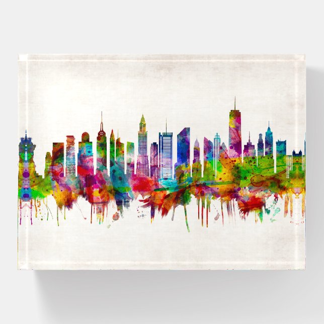 New York City Skyline Paperweight (Front)