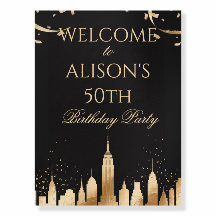 New York City Skyline Party 