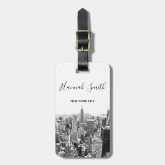 New York City Skyline Personnalised Luggage Tag