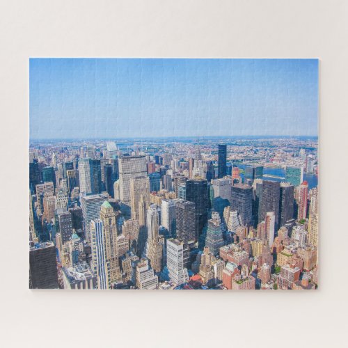 New York City Skyline Photo Building View Of City Jigsaw Puzzle
