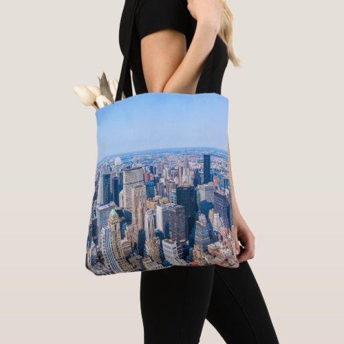 New York City Skyline Photo Building View Of City Tote Bag