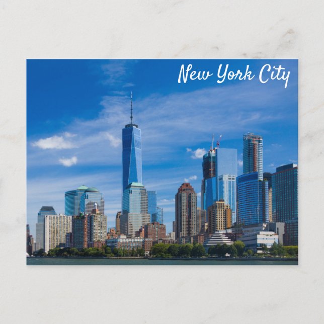 New York City Skyline Photo Postcard (Front)