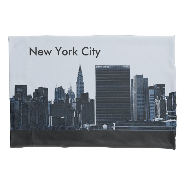 New York City Skyline Pillowcase (Front)