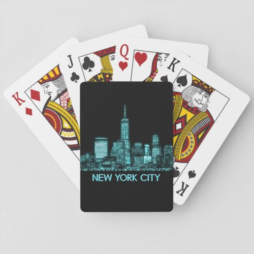 New York City Skyline Playing Cards