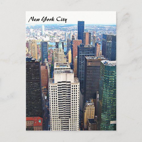 New York City Skyline Post Card