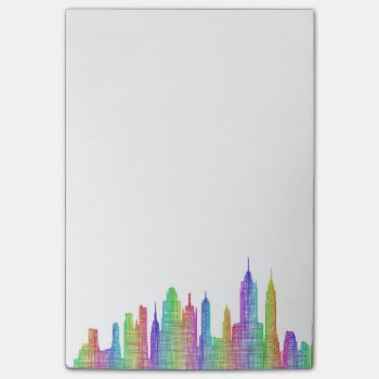 New York City Skyline Post-it Notes by ZYDDesign at Zazzle