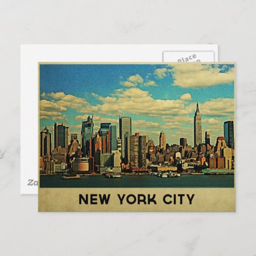 New York City Skyline Postcard | Zazzle