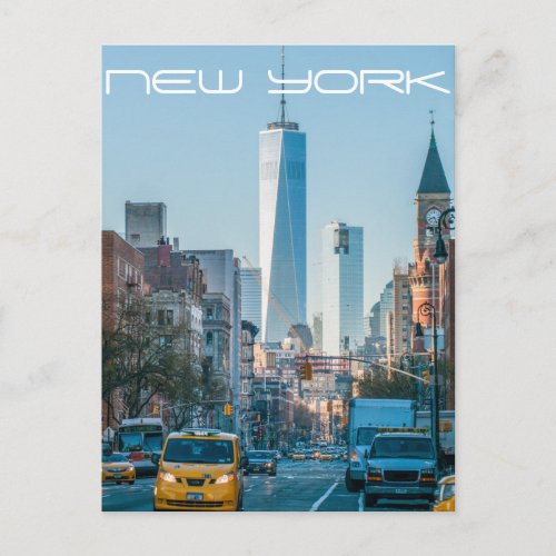 New York City skyline Postcard