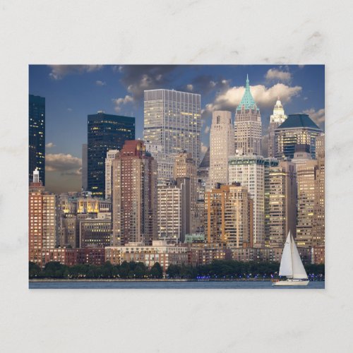 New York City Skyline Postcard