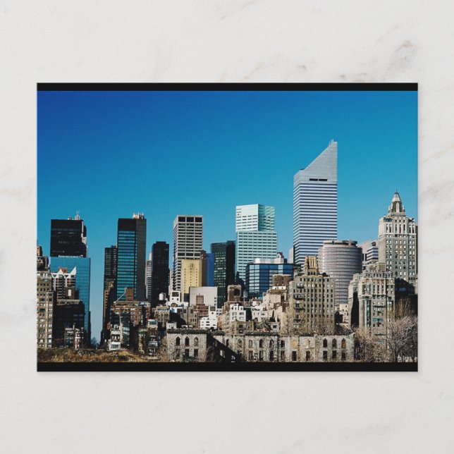 New York City Skyline Postcard (Front)