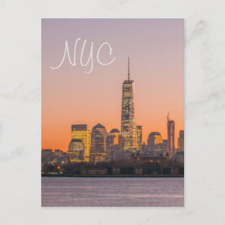 New York City skyline Postcard