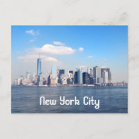 New York City Skyline Postcard
