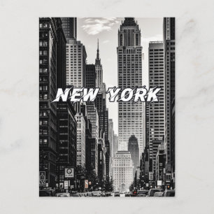 New York City Skyline Postcard