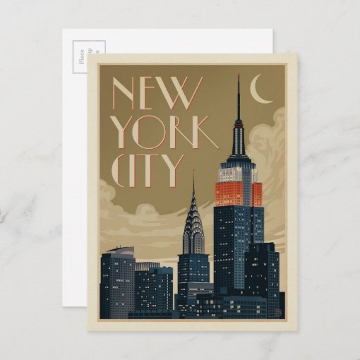 New York City Skyline Postcard | Zazzle