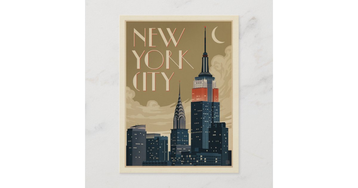 New York City Skyline Postcard | Zazzle