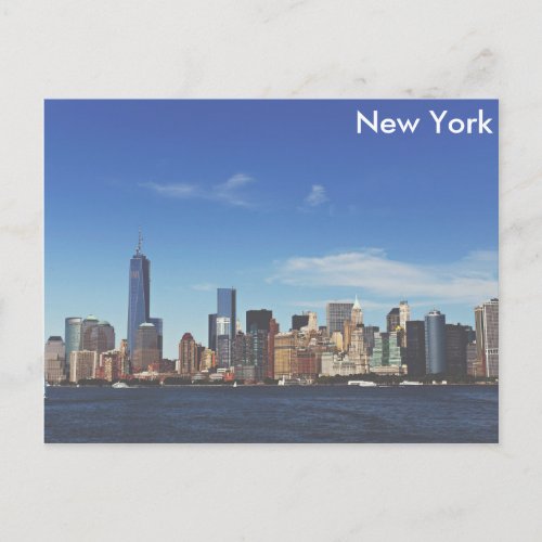 New York city skyline Postcard