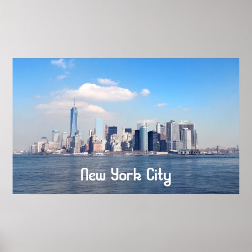 New York City Skyline Poster