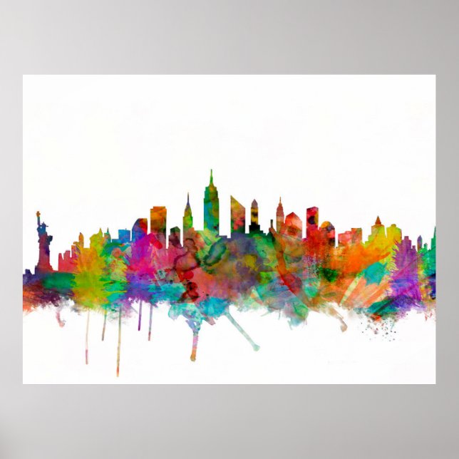 New York City Skyline Poster (Front)