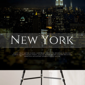 New York City Skyline Poster – Modern Wall Art Pri