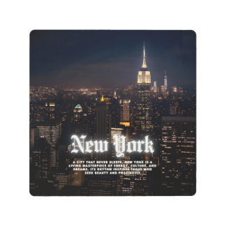 New York City Skyline Poster Template