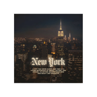 New York City Skyline Poster Template