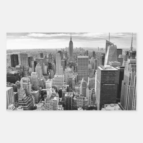 New York City Skyline Rectangular Sticker