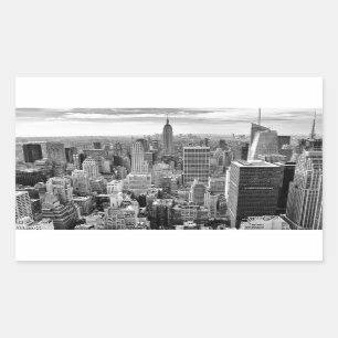 New York City Skyline Rectangular Sticker