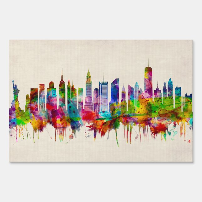 New York City Skyline Sign (Front)