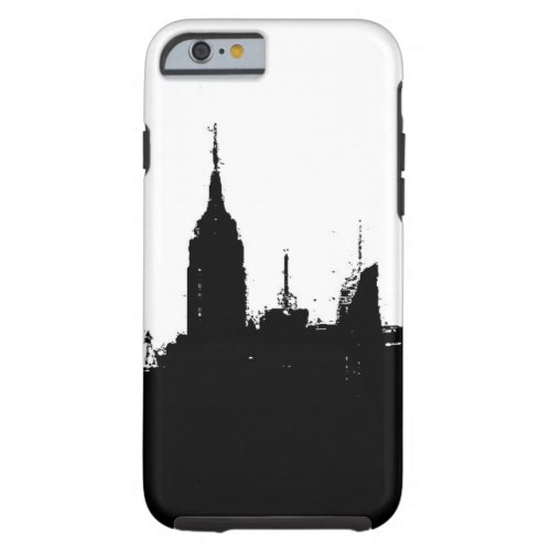 New York City Skyline Silhouette Tough iPhone 6 Case