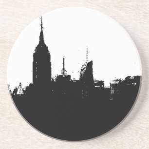 New York City Skyline Silhouette Coaster
