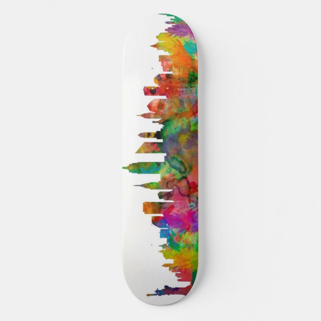 New York City Skyline Skateboard Deck (Front)