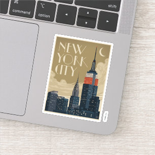 New York City Skyline Sticker