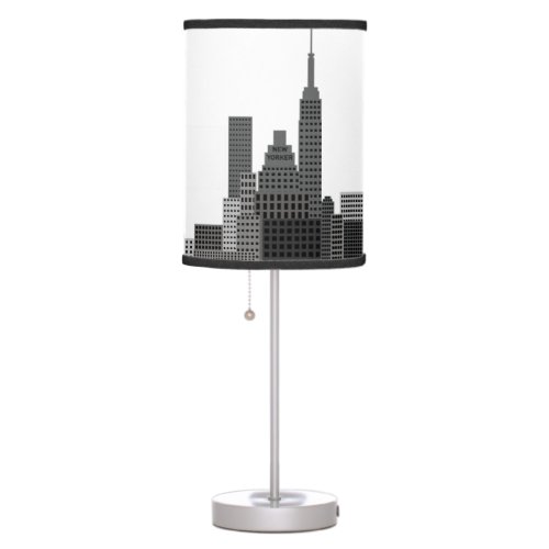 New York City Skyline Table Lamp