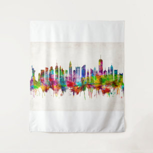 New York City Skyline Tapestry