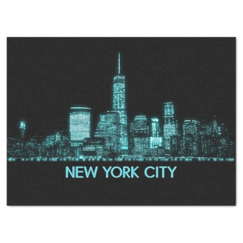New York City Skyline Tissue Paper