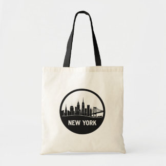  New York City Skyline Tote Bag
