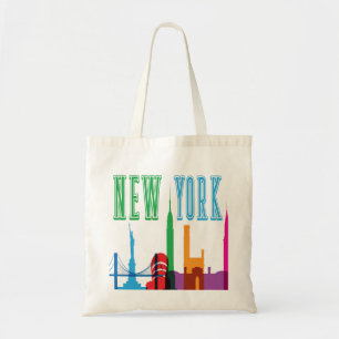 New York City Skyline Tote Bag